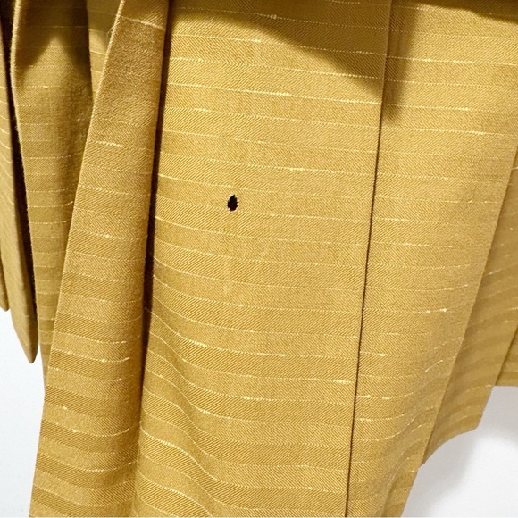 Salvatore Ferragamo Vintage Wool Silk Tiered Box Pleat Midi Skirt Size Small XS - Picture 8 of 16